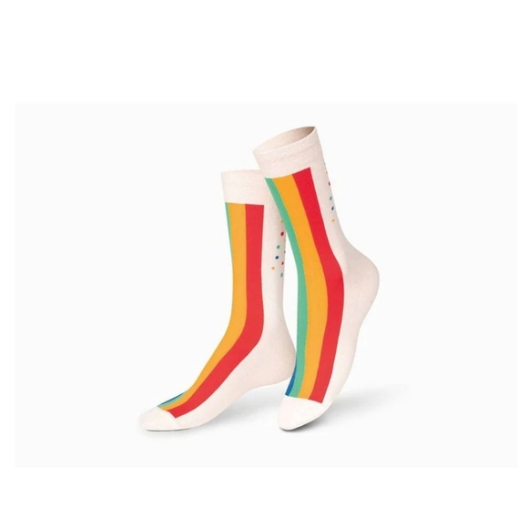 ❤️BUY 2 GET 1 FREE Eat My Socks Rainbow Cake Unisex Socks, Retail $15.99US - Picture 4 of 14